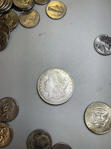 Morgan 1921 $1 Silver Dollar Coin 0.9 Fineness US Circulated