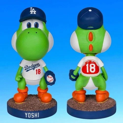 Yoshi Super Mario Galaxy Movie Los Angeles Dodgers Bobblehead