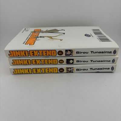 ADV Manga Jinki:Extend Vol 1-3 White English Mecha Sci-Fi Sirou Tunasima Set