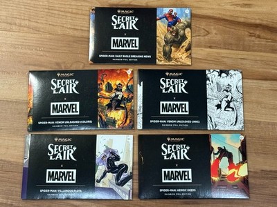 Secret Lair x Marvel s Spider-Man: The Rainbow Foil Web-Slinger Bundle