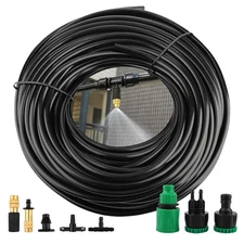 Outdoor Misting Cooling System Garden Watering Irrigation 1/4'' Brass Atomizer