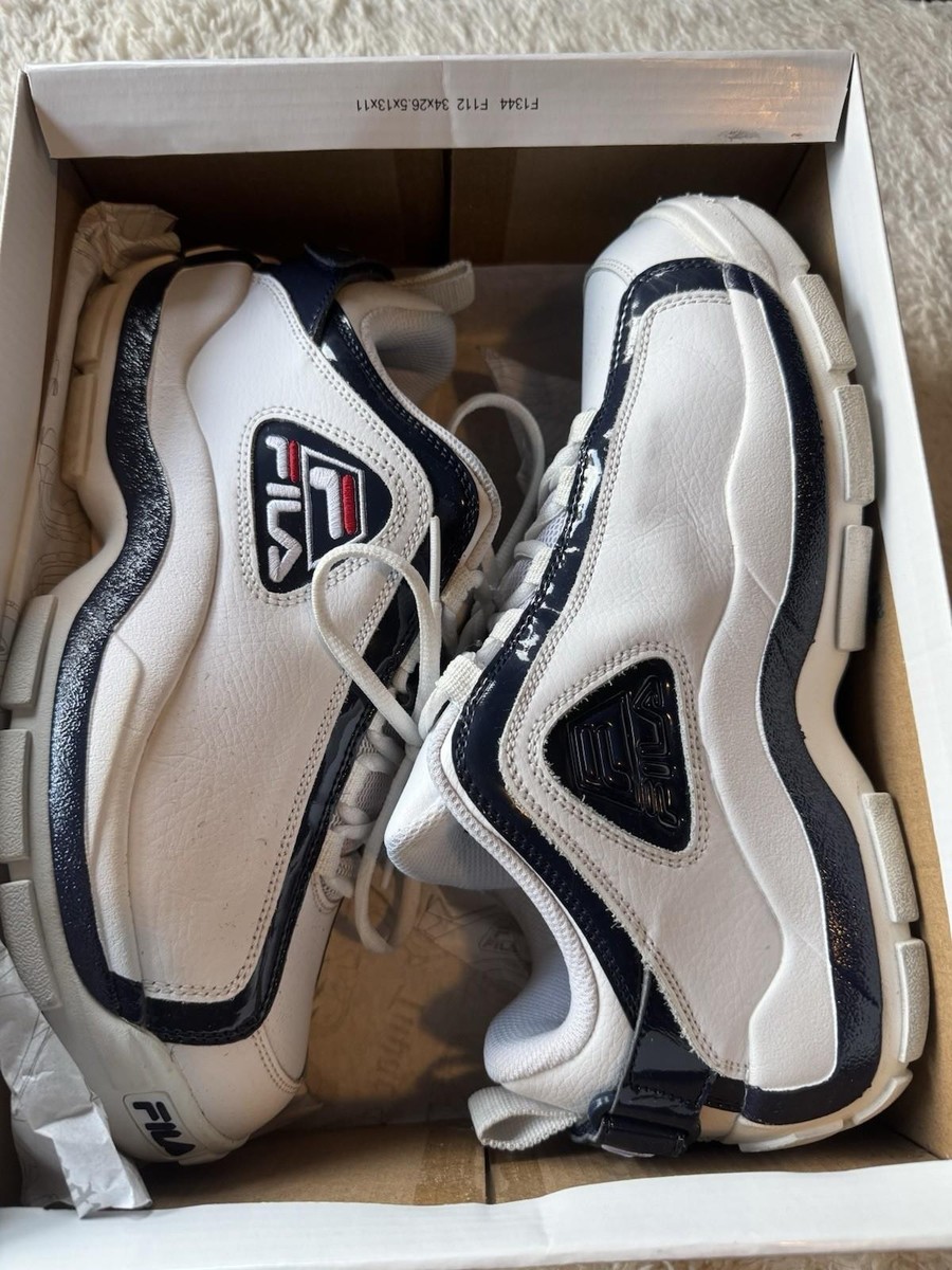 Fila Grant Hill 96 X 2Pac Reissue White/Red/Navy Low Shoes Size 10
