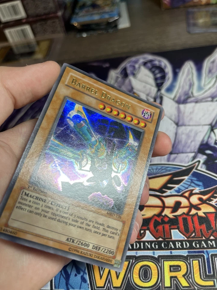 Yu-Gi-Oh! Barrel Dragon MRD-126 Ultra Rare 1st Edition LP - Image 3 of 4