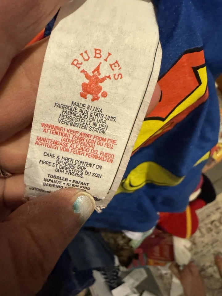 2011 Superman Halloween Costume Infant 6-12 Months - Image 4 of 4