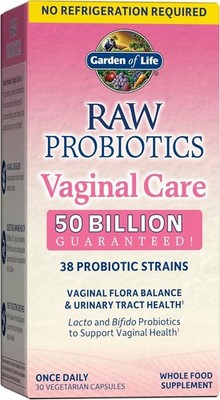 GARDEN OF LIFE, RAW PROBIOTICS VAGINAL CARE 30 Veg. Kapseln SUPER PREIS