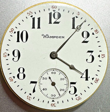 1914 16S HAMPDEN Gr 5 M 5 7J Adj OF PS POCKET WATCH Movt RUNS M41