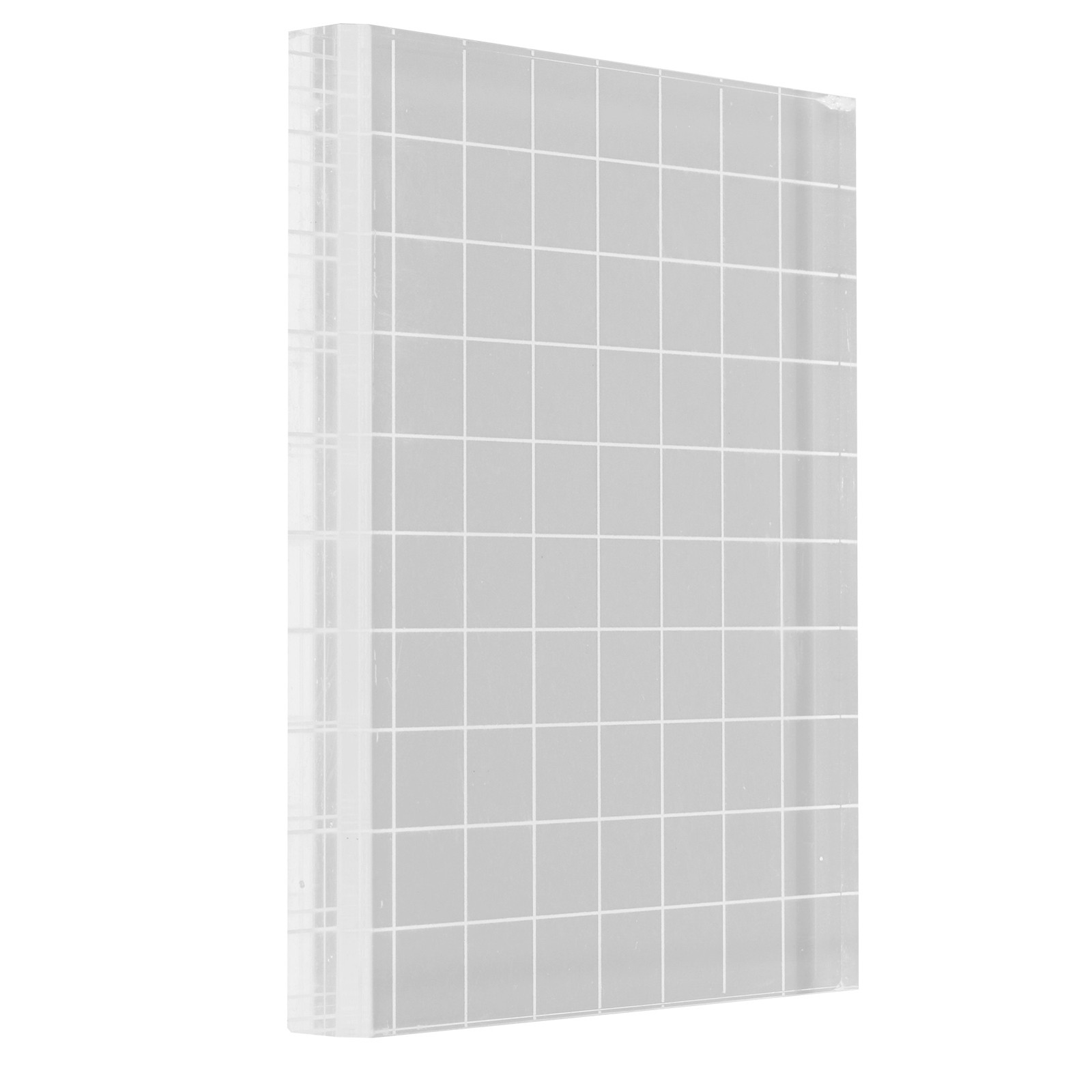 Clear Acrylic Stamp Block Clear Lines Transparent DIY Stamp Block For Invitation