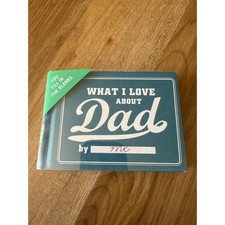 NEW What I Love about Dad Fill in the Love Book