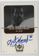 1999 Upper Deck Century Legends Epic Signatures Art Monk #AM Auto HOF pn1