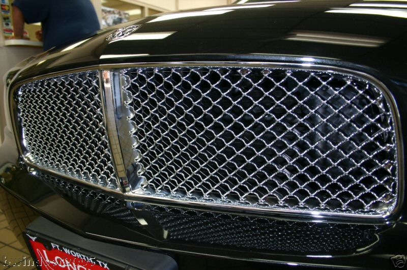Fits 06-2010 Dodge Charger Chrome Mesh Grill Bentley Grille