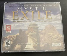 Myst III Exile Windows Macintosh CD ROM Video Game 2001 Ubisoft Factory SEALED