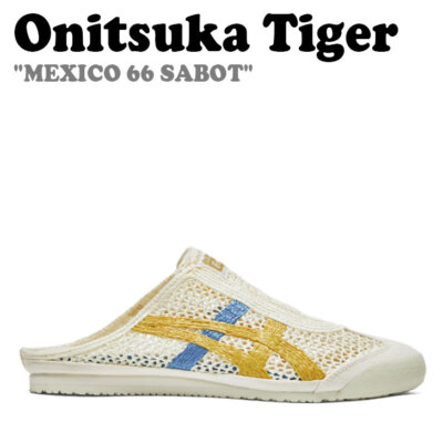 Onitsuka Tiger MEXICO 66 SABOT 1183C123.104 CREAM/MUSTARD Mesh 