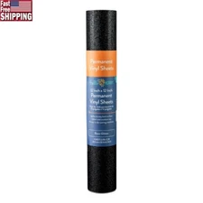 Glitter Craft Vinyl Sheets 12x12 DIY Adhesive Permanent Personalized Projects US