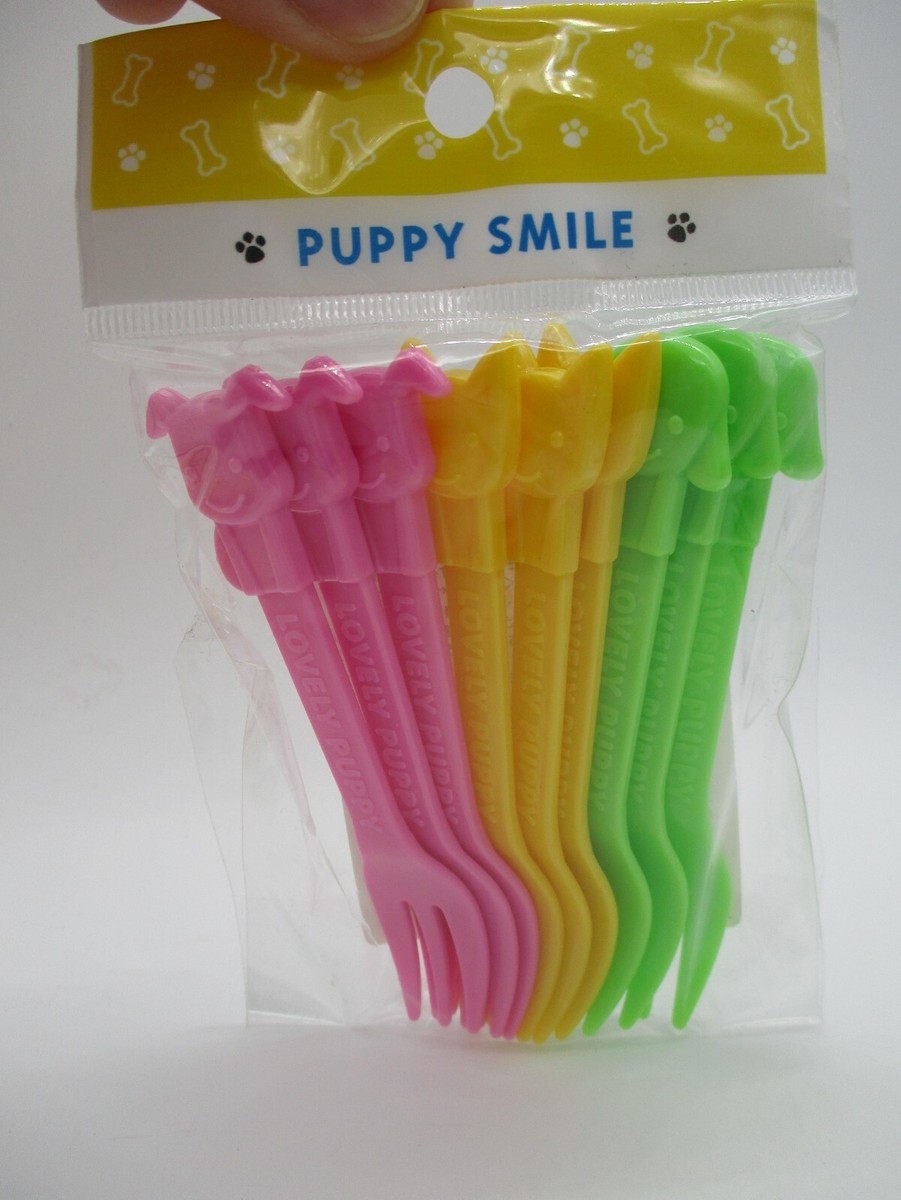 Japanese mini fork Wanko Dog 9pcs for Lunch Box Bento | eBay