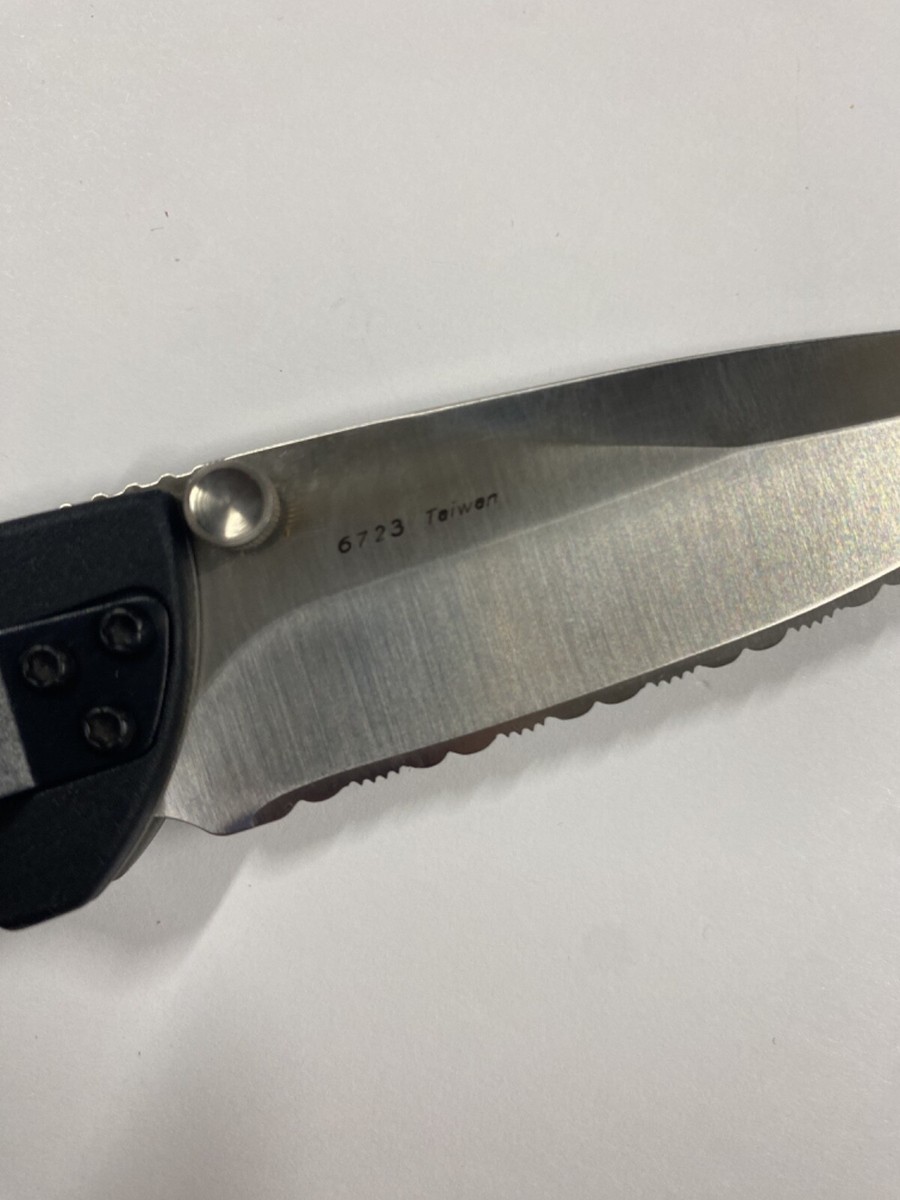 CRKT Mirage 6723 AUS6M Zytel Serrated Folding Knife Tawain NOS