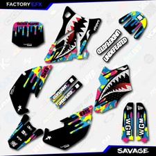CMYK Savage Racing Camo Graphics kit fits 02-14 Yamaha Yz85 YZ 85 # Plate