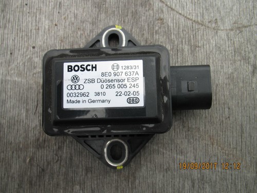 Audi VW Skoda Duo Sensor ESP Drehratensenor 8E0907637A - A4 A6 A8 Passat Superb