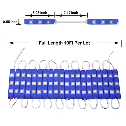 5730 SMD 3 LEDs Module Injection Light Store Front Window Sign Lamp+Remote+Power - Picture 46 of 52