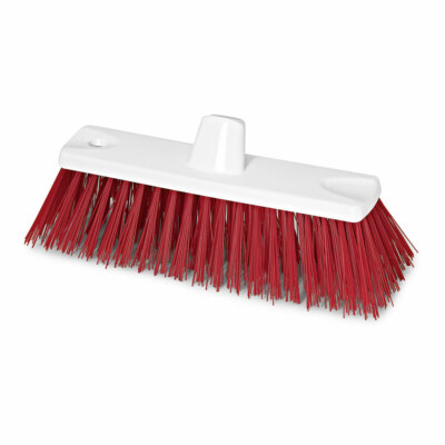 Nölle HACCP Grobbesen extra hart 1,0 mm PBT, rot 30 cm Hygiene Stubenbesen Besen