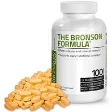 Bronson The Bronson Formula, Daily Nutritional Formula, 100 Tablets