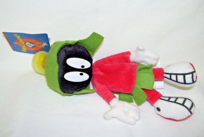 Looney Tunes Marvin the Martian Plush Figure Key Ring Change Purse