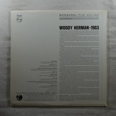 Woody Herman 1963 Record Album Vinyl LP | eBay