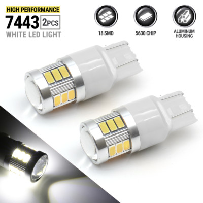 LED White 40W 7443/7440 Reverse Brake Tail Stop Parking High Power