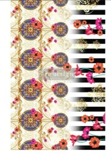 New! Fashion & Flora - Decoupage Decor Tissue Paper CeCe & Redesign With Prima