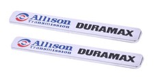 2pcs Autotuning Allison Transmission Duramax Emblem Nameplate New 2pcs Autotuning Allison Transmission Duramax Emblem Nameplate New
