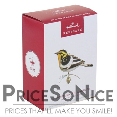 Hallmark Ornament 2025 Blackburnian Warbler: 21st in Beauty of Birds Series