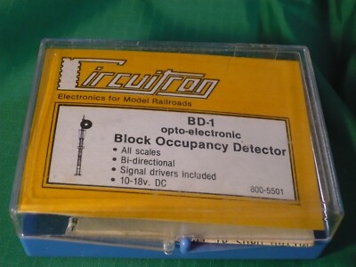 Circuitron #800-5501 BD-1 Opto-Electronic Block Occupancy Detector Details Below
