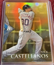 Nick Castellanos 2014 Bowman Platinum GOLD RC # 81, Phillies - HOT !!
