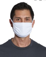 Pack Of 5 Hanes Washable Reusable Cotton Masks For Lawn Care Or Painting