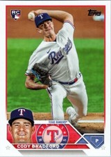 2023 Topps Update #US53 Cody Bradford RC Texas Rangers