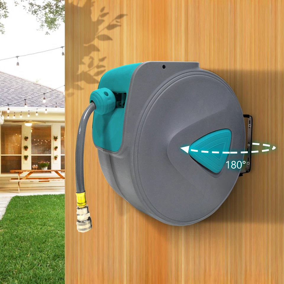 10m/15m/20m/30m Druckluftschlauch Aufroller Automatik Schlauch Schlauchtrommel * - Bild 4 von 4