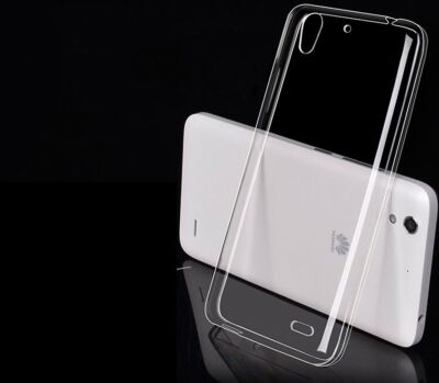 Huawei Ascend G630 Hülle Transparent Silikon Case durchsichtige Handyhülle