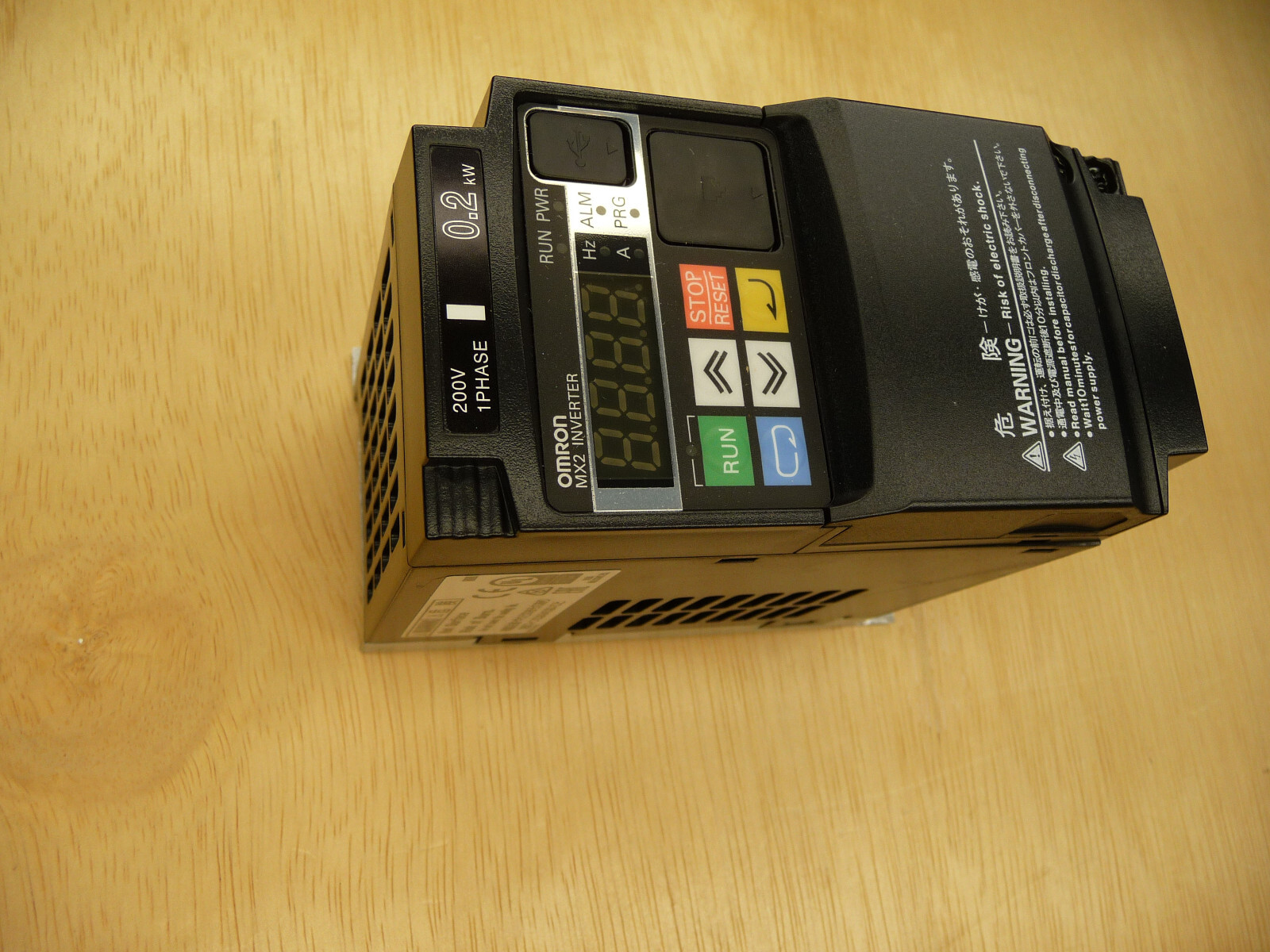 omron inverter frequenzumrichter 0.2kw 3g3mx2-ab002-e ADAH ver 2.0 200v ...