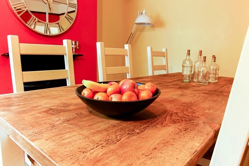 Bramble Farmhouse Rustic Dining Set. Any size /  Farrow and  Ball colour - Image 4 of 4