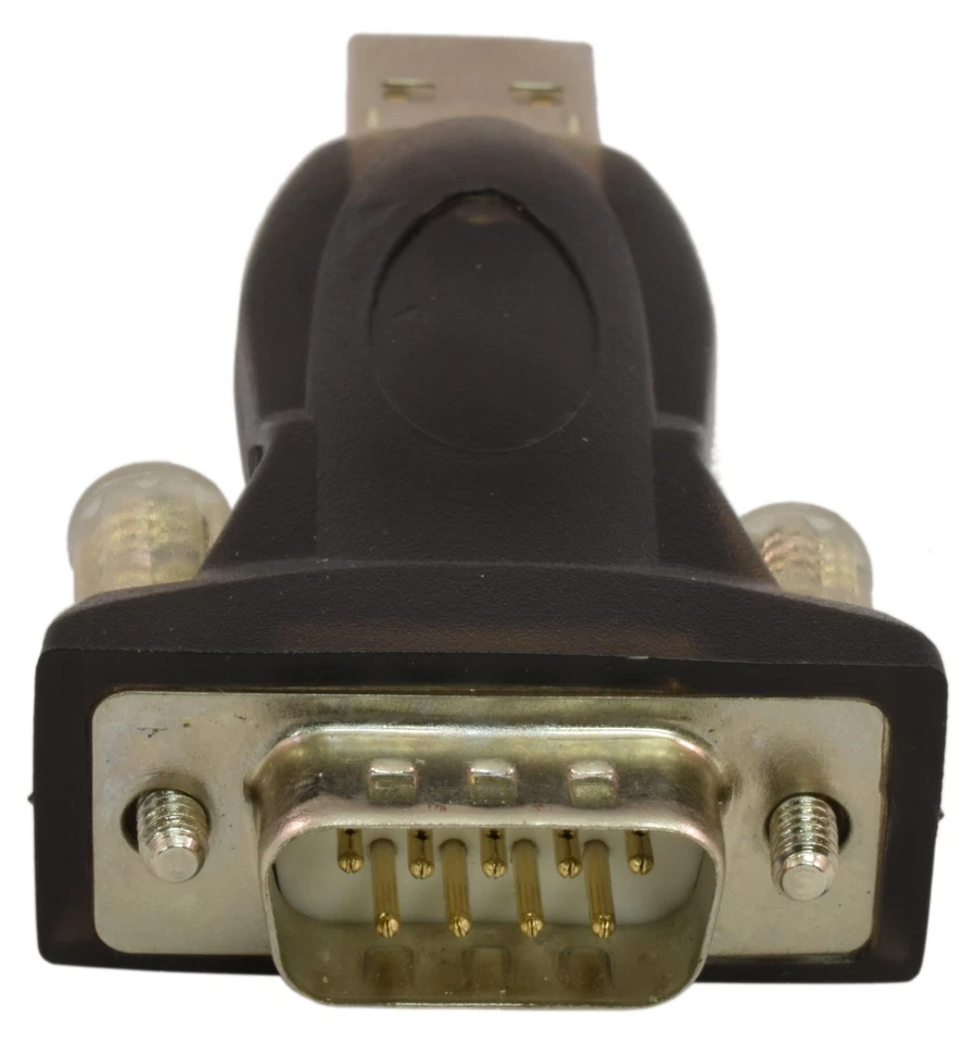 PTC Black High Speed USB 2.0 to Serial RS-232 DB-9 Converter with 3ft USB Cable - Image 3 of 4