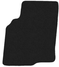 Velour Anthrazit Fußmatten, FAHRER Teppich für Nissan Almera Tino 2000-2006 14xR