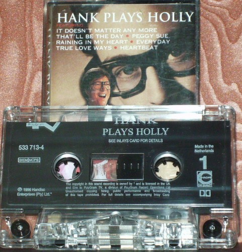 HANK MARVIN PLAYS Buddy HOLLY CASSETTE ALBUM Pop Rock - Picture 2 of 12