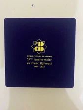 DJIBOUTI: NEW Commemorative 3 Coins SET  "75 Years of Francs" 2024 Issue GENUINE