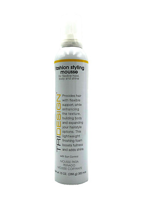 TRI Fashion Styling Mousse 10 oz   Flexible Hold, Body & Shine