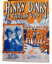 Antique 1924 Sheet Music AL. Dubin Irving Mills Jimmie McHugh Hinky Dinky Parlay
