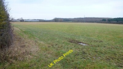Foto 6x4 Grasland in der Nähe von Morton Spirt Goom's Hill für eine Grasernte gewachsen c2015