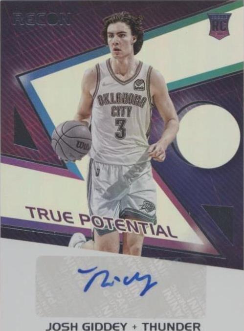 2021-22 Panini Recon - True Potential Signatures Josh Giddey #TPS