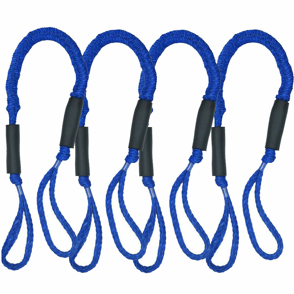 4PCS Dock Lines Bungee Mooring Rope For Boat Jet Ski Kayak Pontoon PWC Boat US eBay