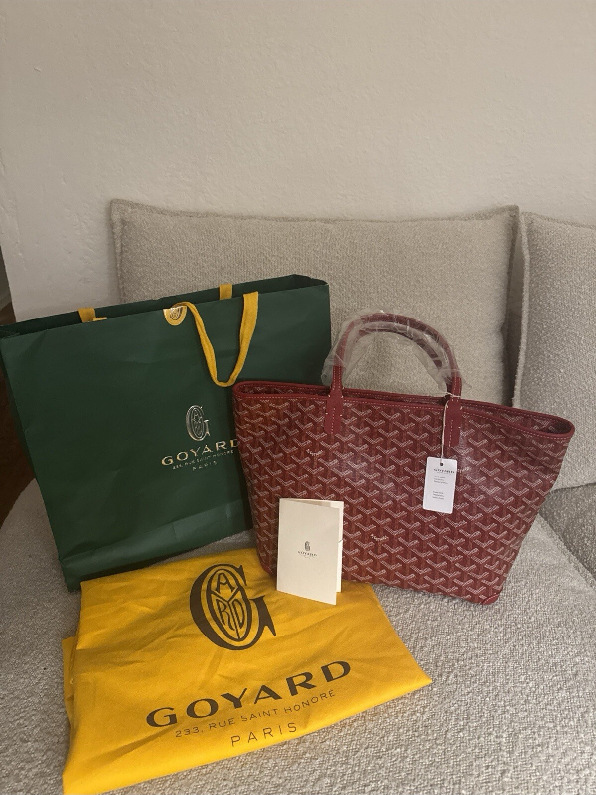 Goyard  Artois PM Red