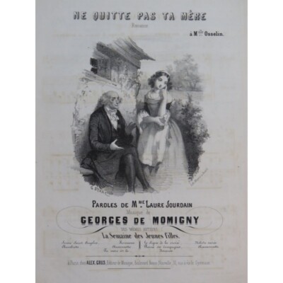 De Momigny Georges Ne Quitte Pas Ta Mère Chant Piano Ca1845
