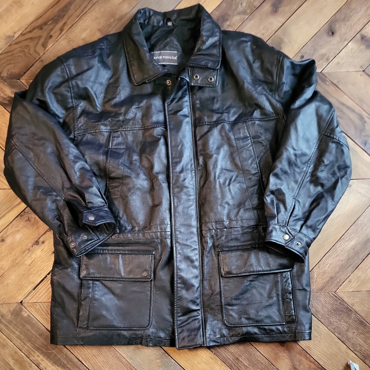 David taylor leather clearance jacket